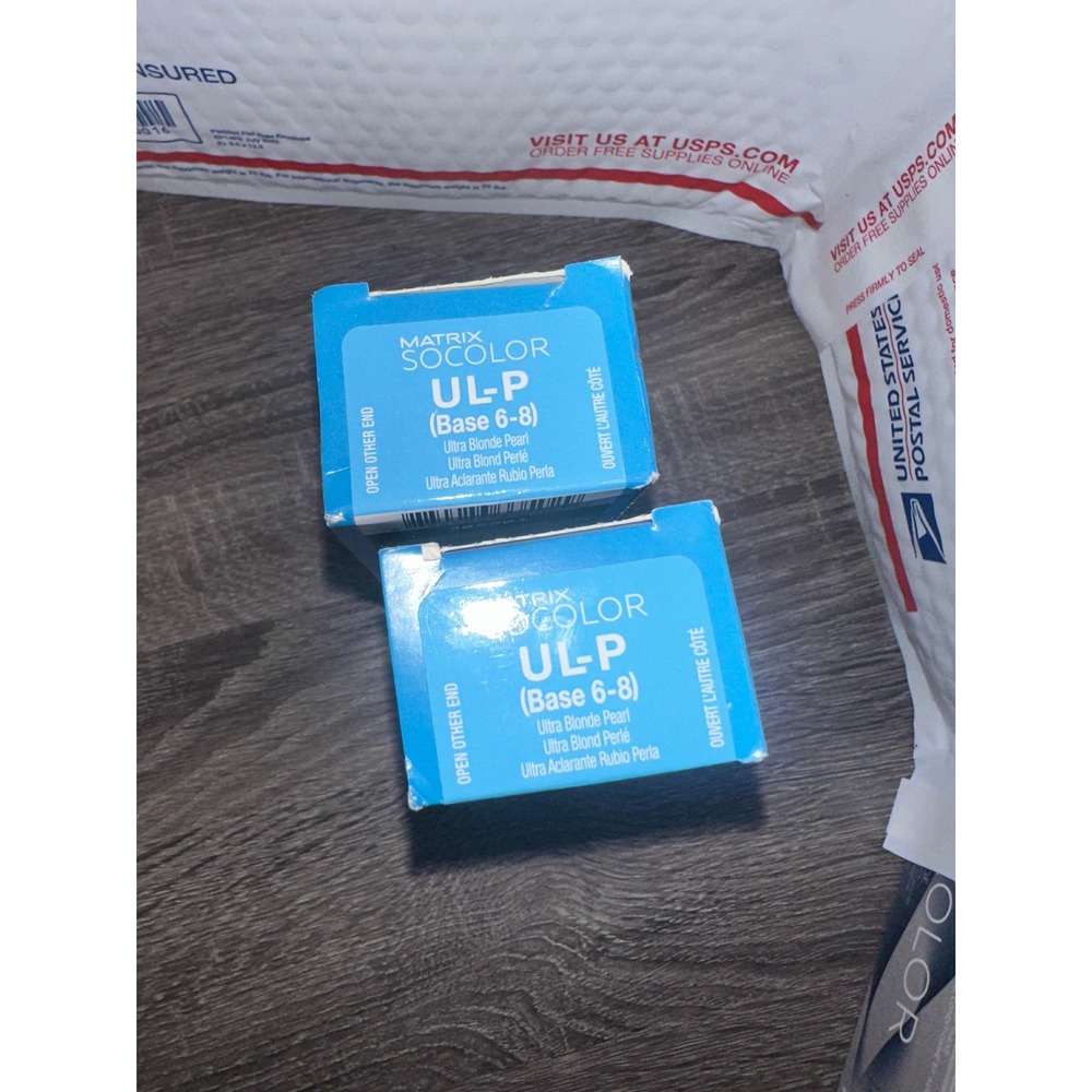 Matrix SoColor UL-P Ultra Blonde Pearl Base 6-8 Permanent Hair Color ultra lift